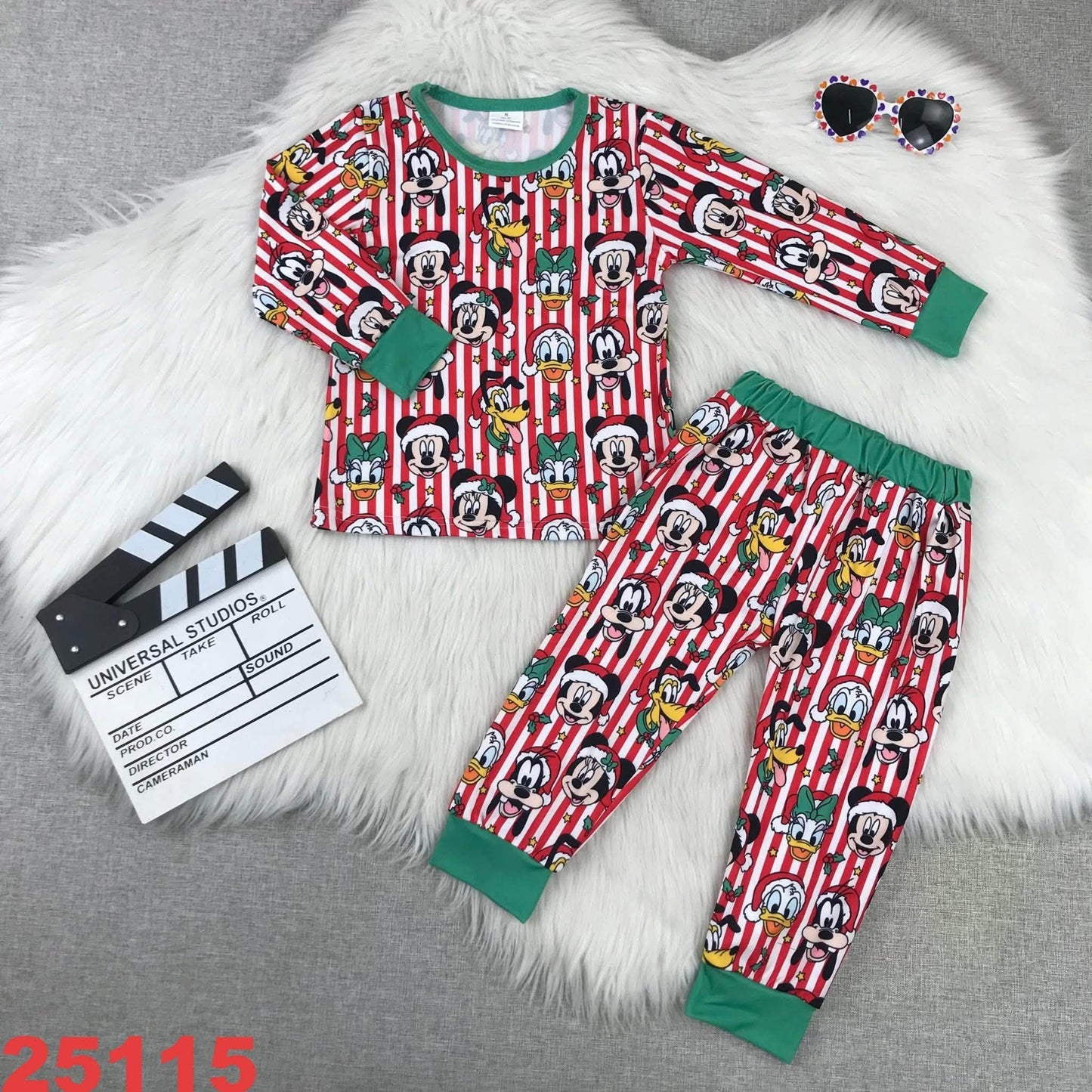 Christmas Mouse Friends Pajama Set