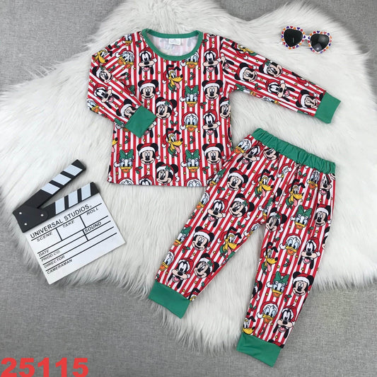 Christmas Mouse Friends Pajama Set
