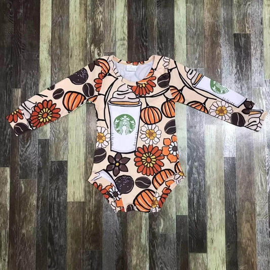 Fall Coffee Romper