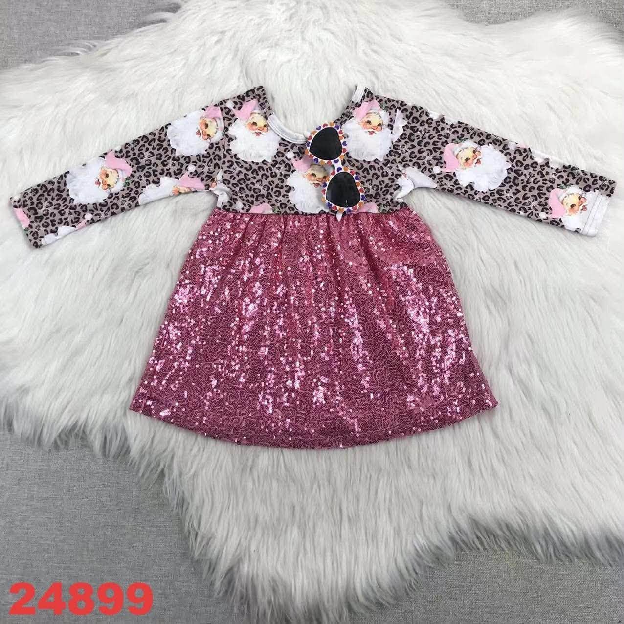 Sequin Santa Dress