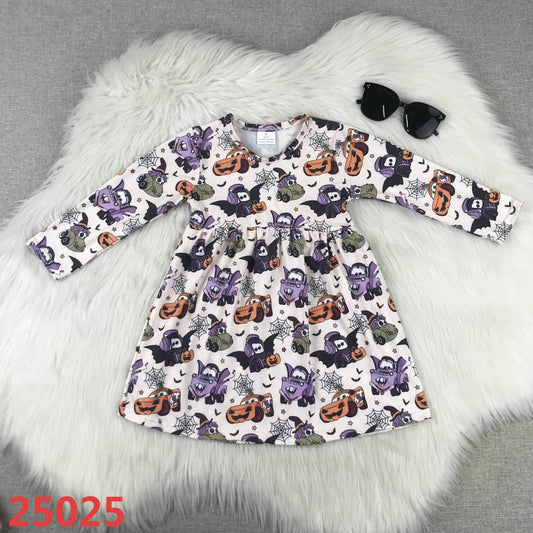 Spooky Race Cars Dress