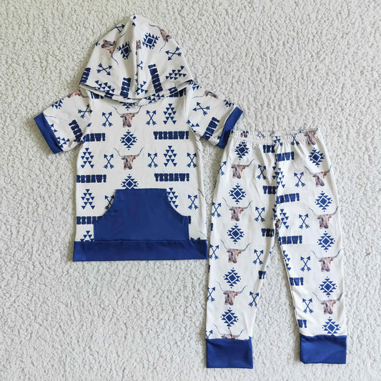 Blue Western Jogger Set