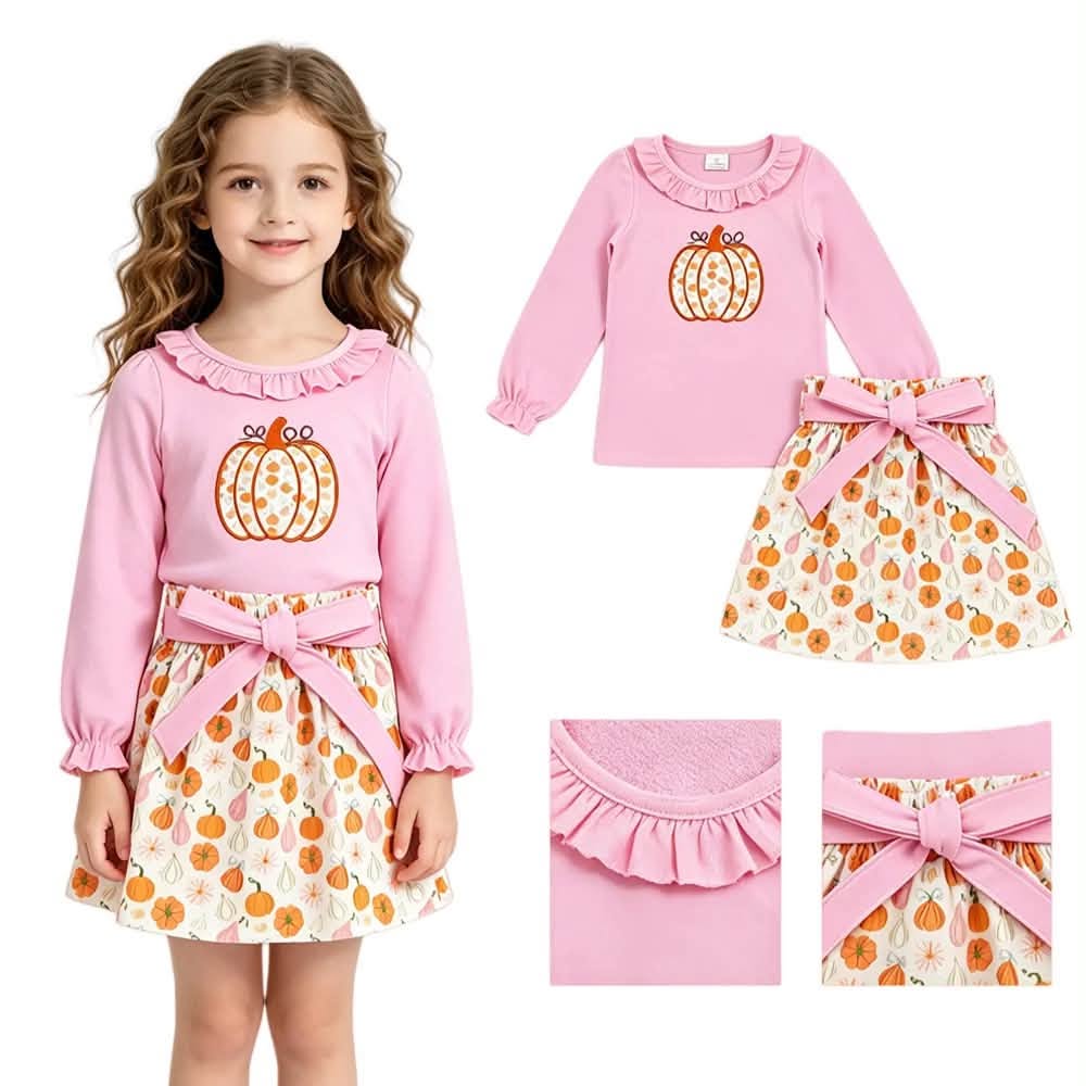 Pumpkin Skirt Set