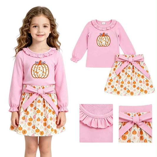 Pumpkin Skirt Set