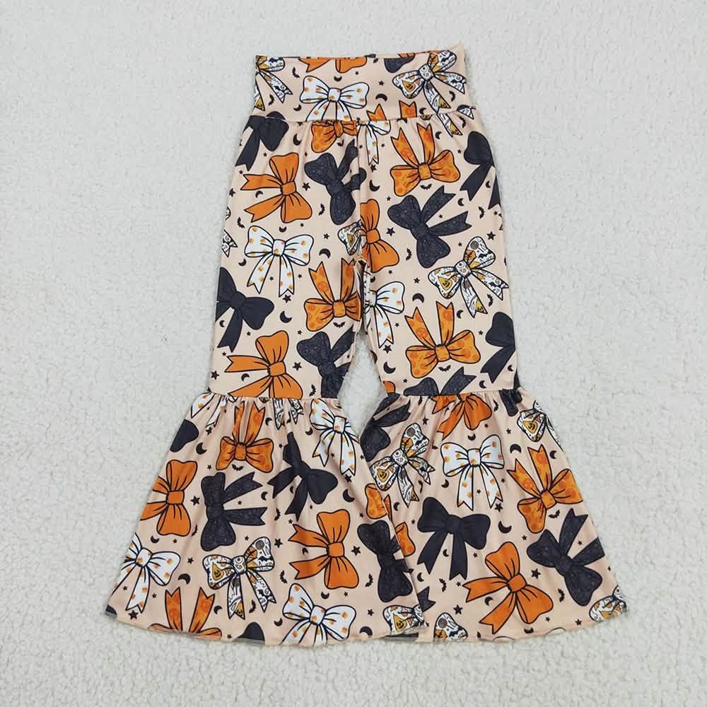 Halloween Coquette Bell Bottom Pants