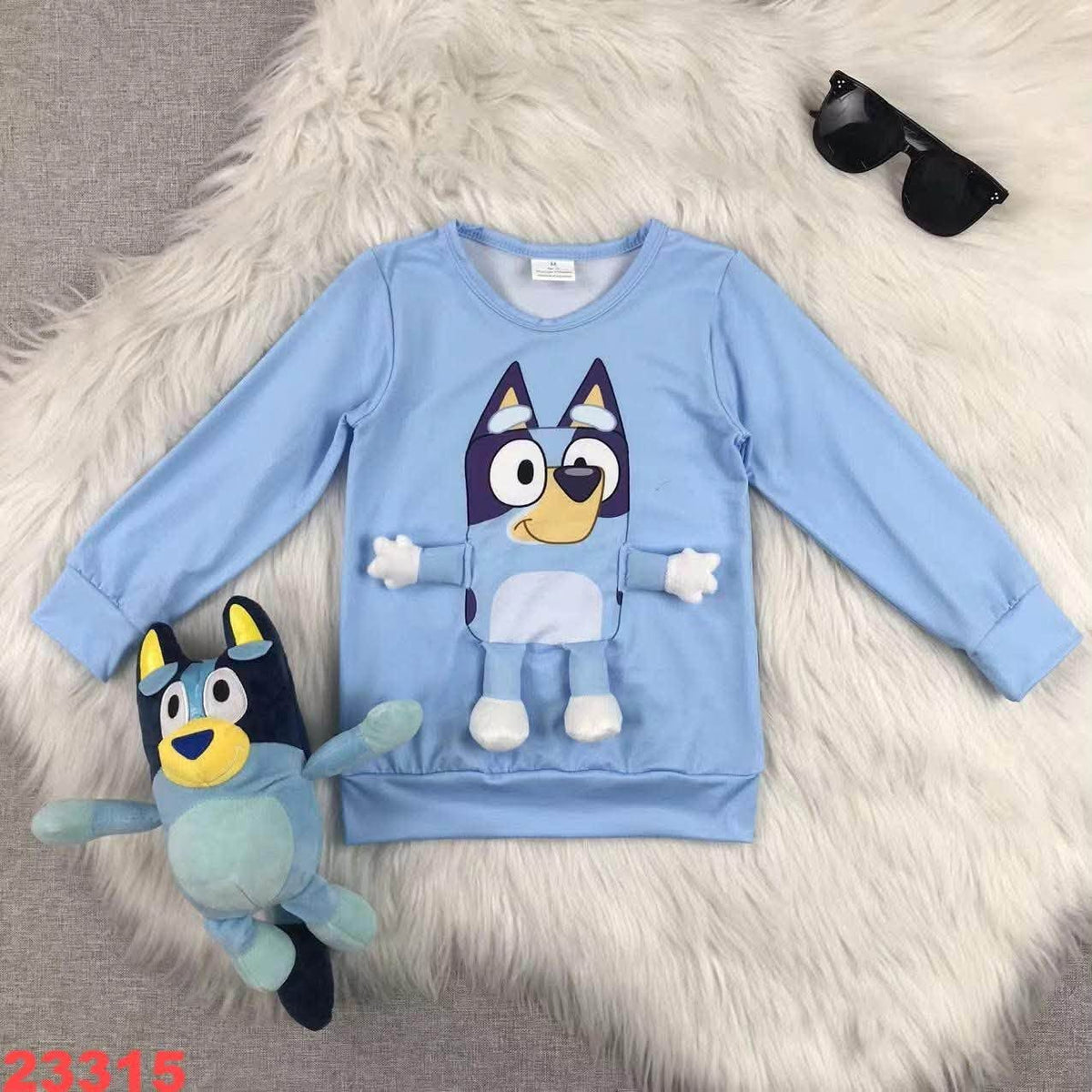 Blue Dog 3D Sweatshirt