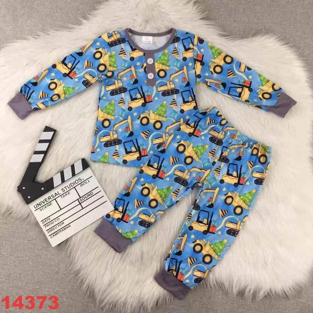 Construction Pajama Set