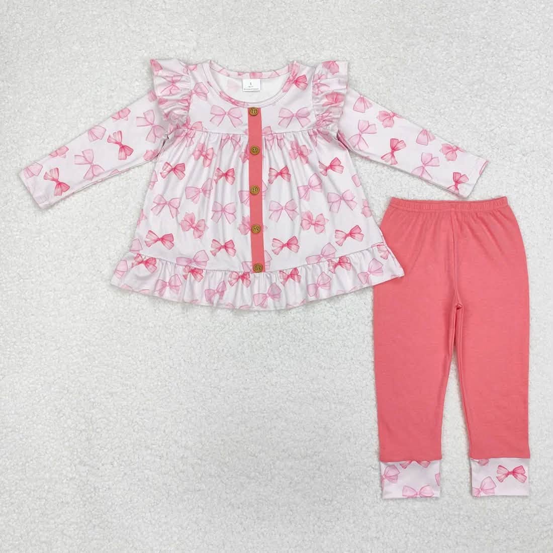 Pink Coquette Pants Set