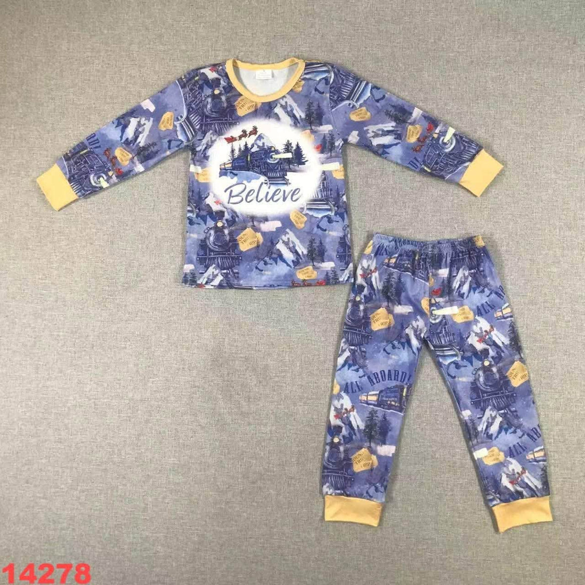 Believe Pajamas Set