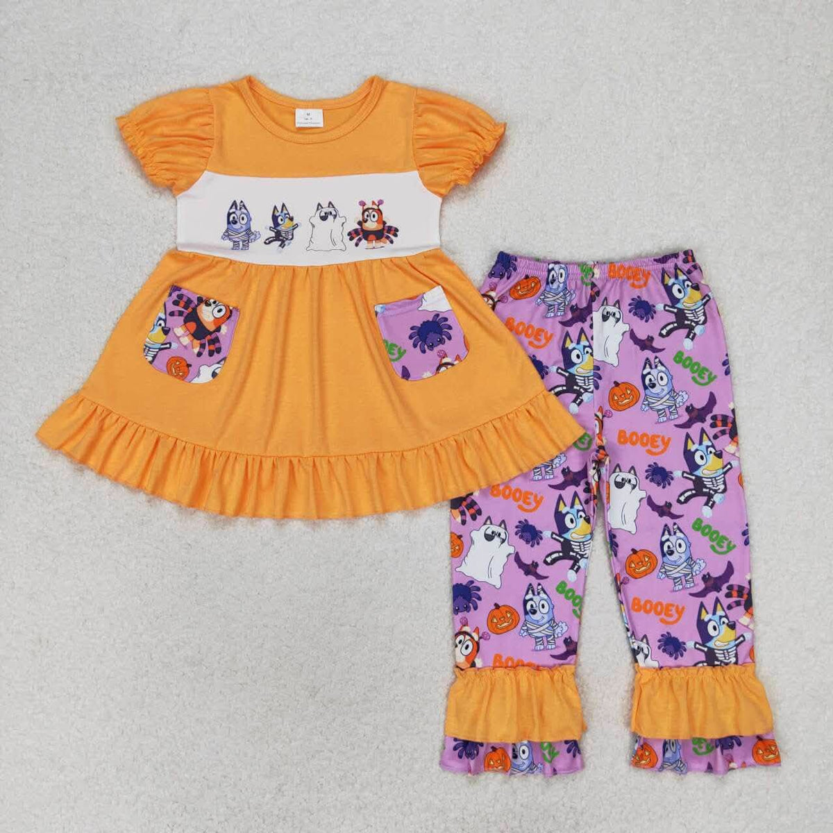 Blue Dog Halloween Costume Pants Set