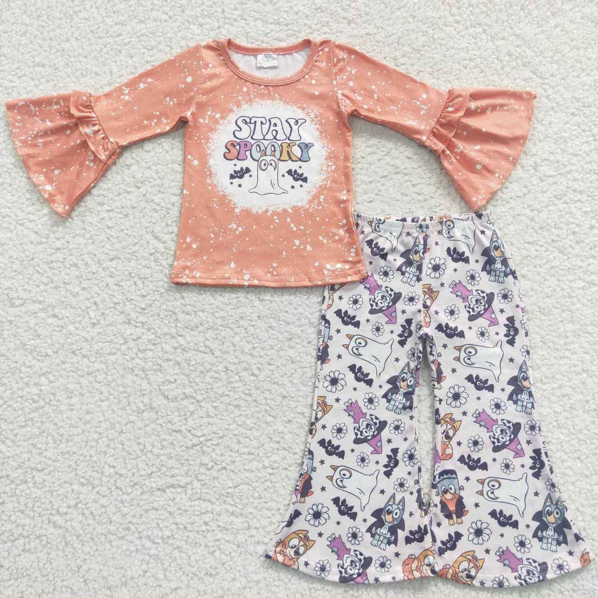 Stay Spooky Blue Dog Pants Set