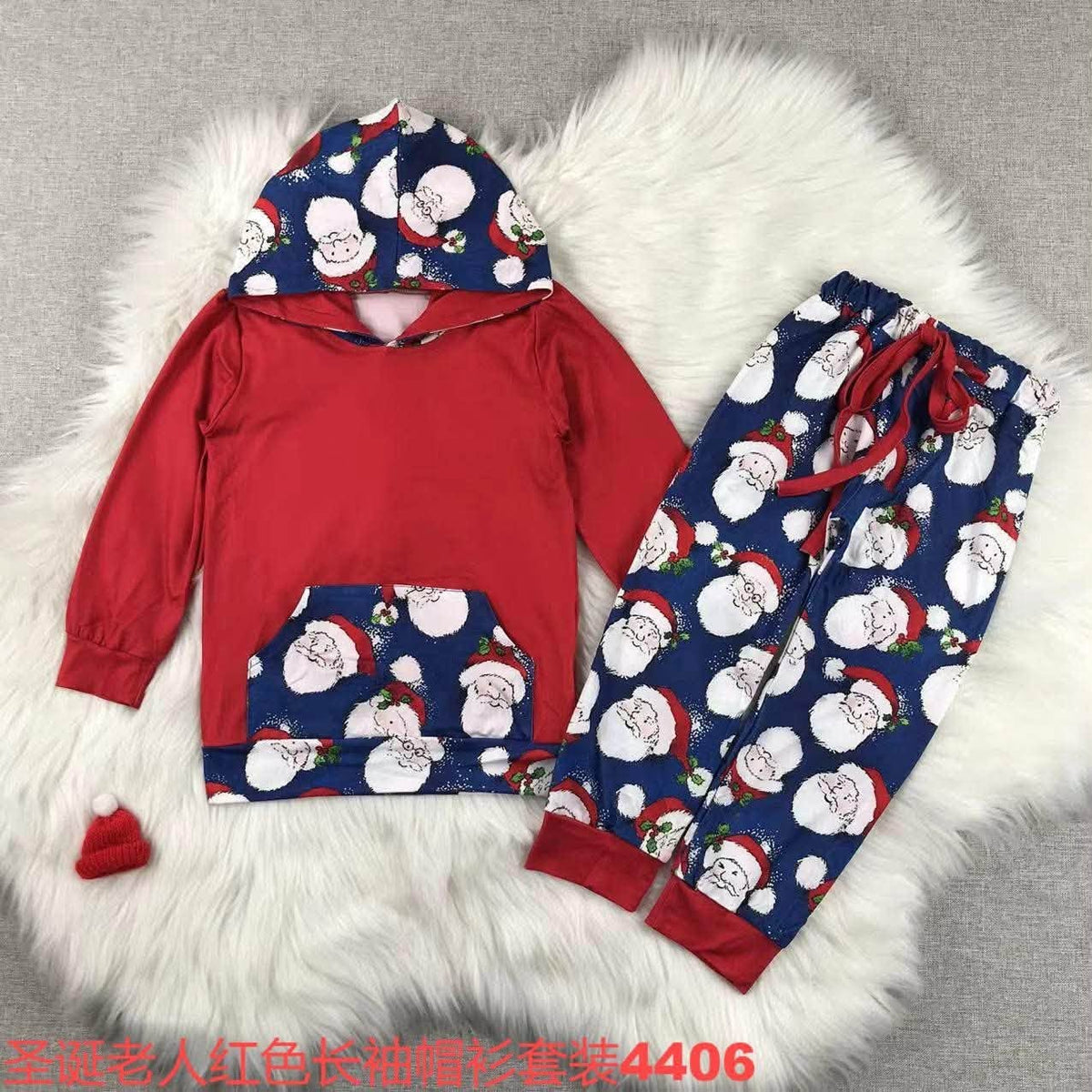 Santa Hooded Jogger Set