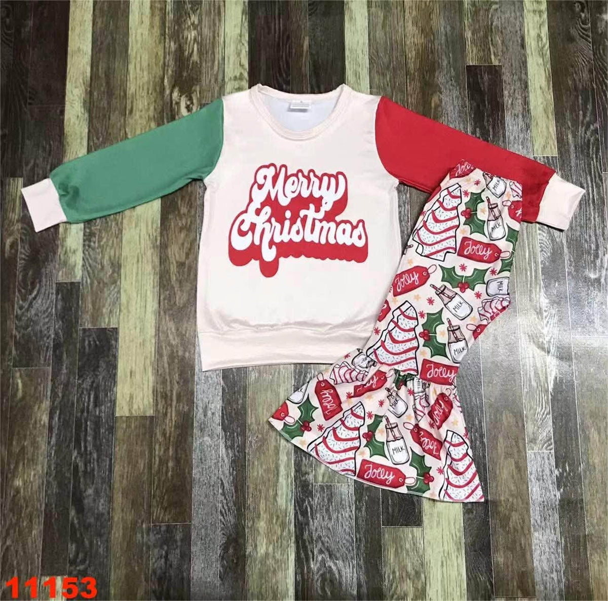 Merry Christmas Snacks Pants Set