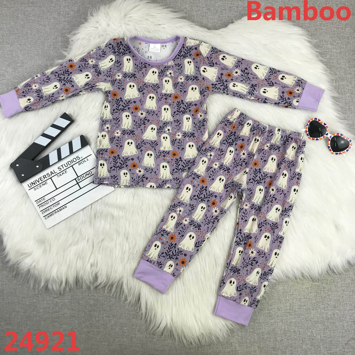 Floral Ghost Pajamas Set