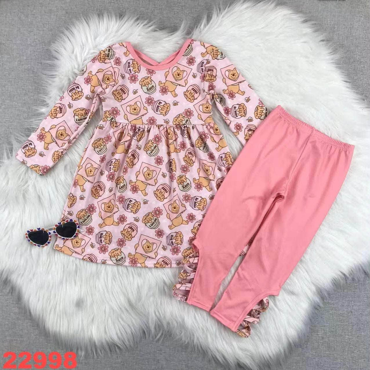Honey Bear Pants Set