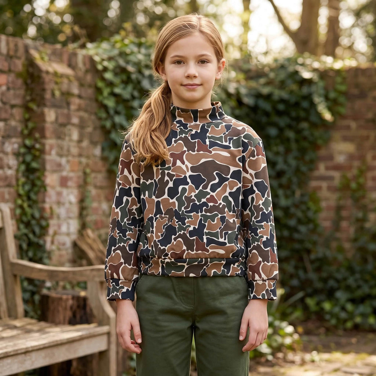 Dark Camo Long Sleeved Shirt