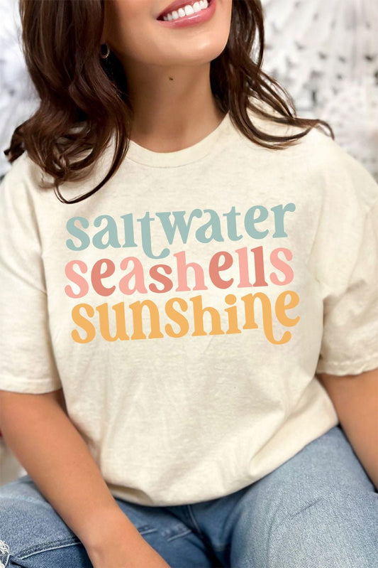 Saltwater Seashells Sunshine Tee