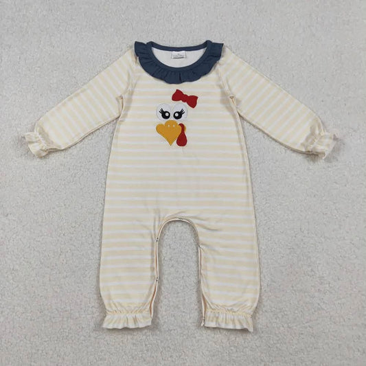 Striped Turkey Romper