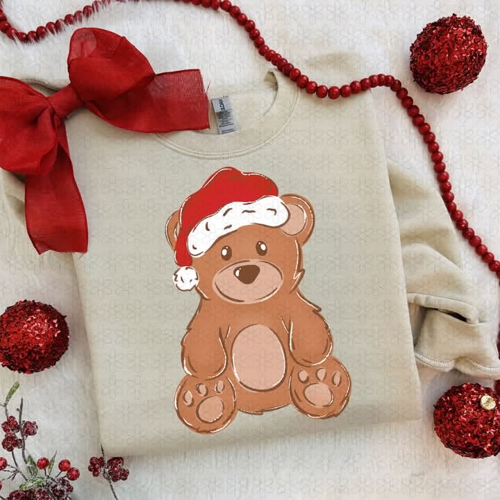 Christmas Santa Bear Shirt - Pre-order