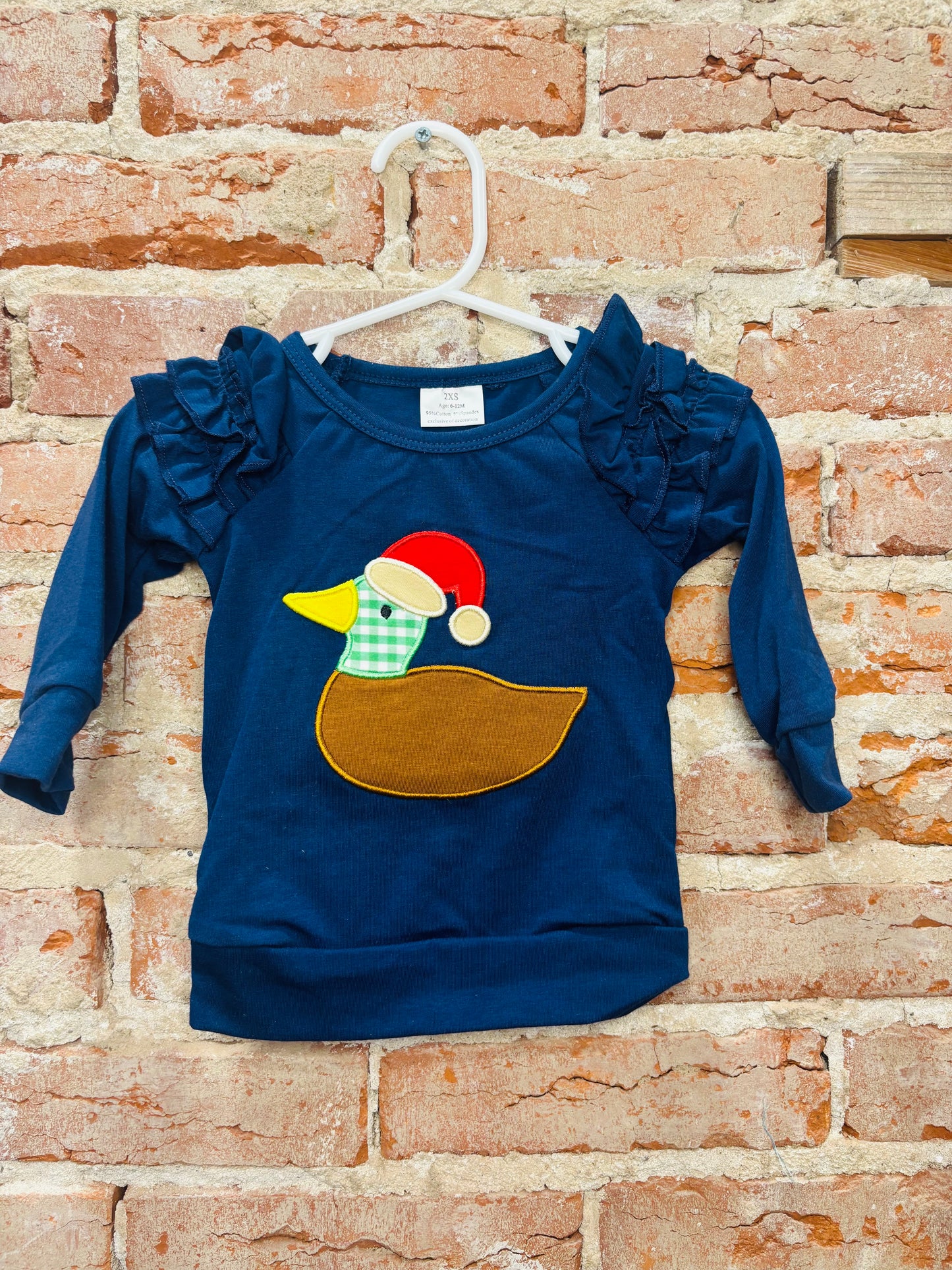 Ruffle Christmas Duck Shirt