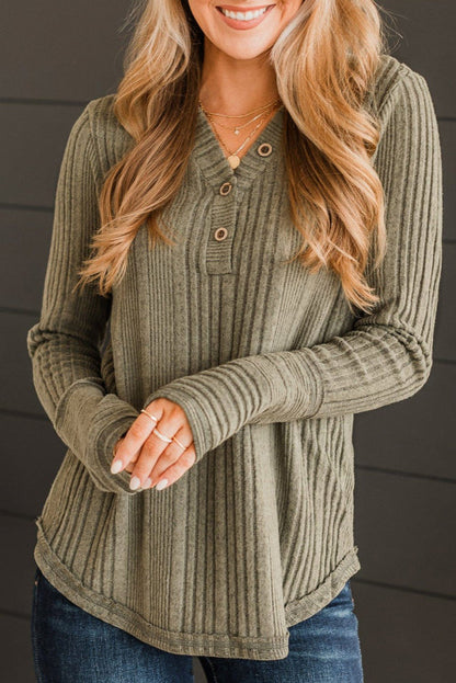 Hunter Ribbed Knit Long Sleeve