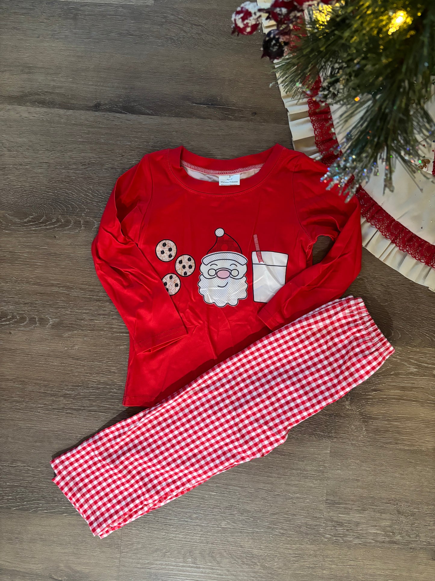 Cookie Santa Milk Set