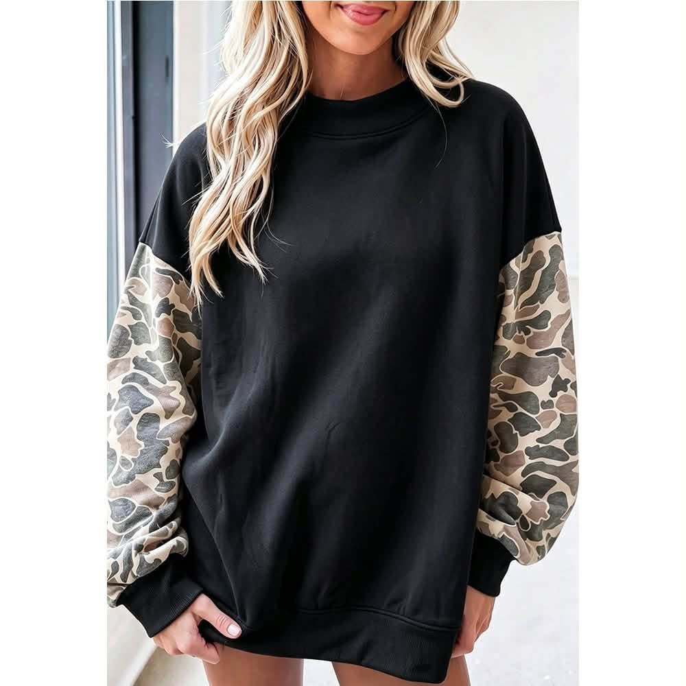 Camo Sleeve Sweaters Preorder