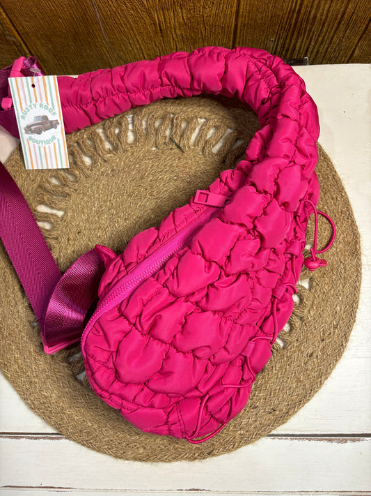 Hot Pink Quilted Bag