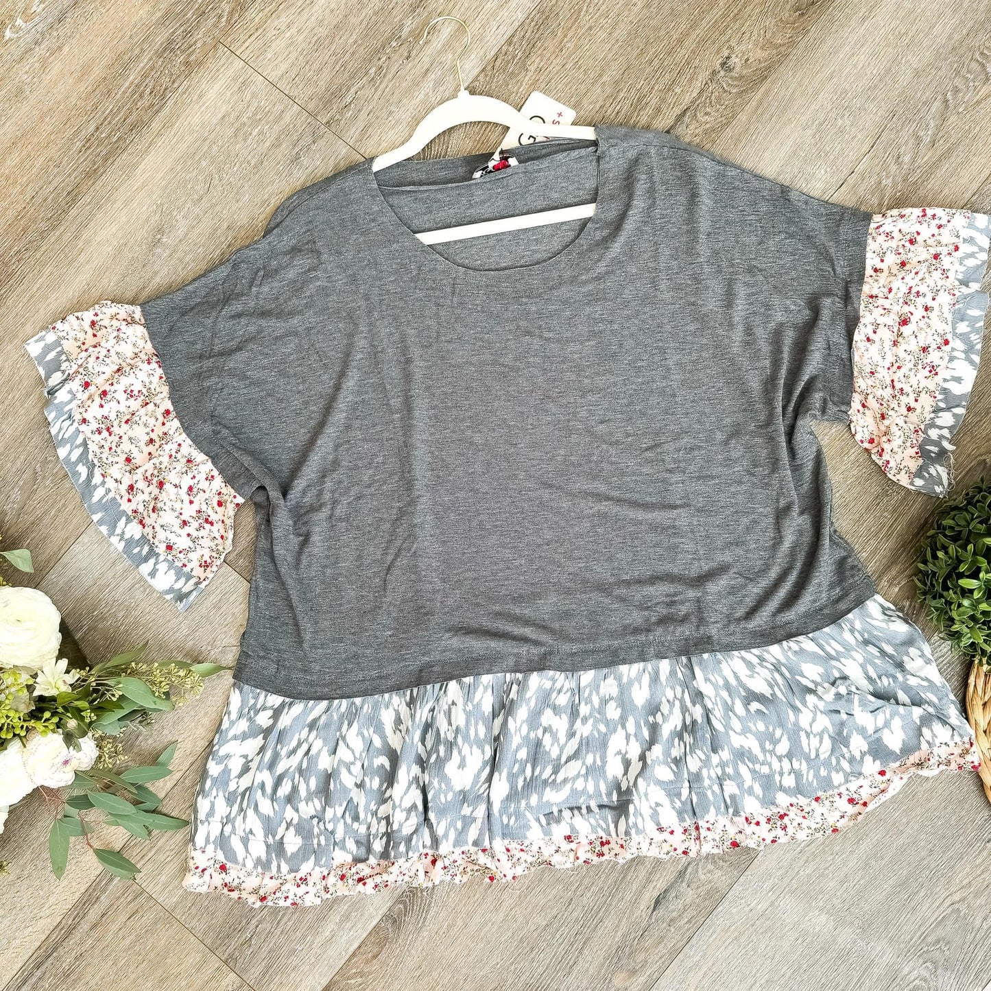 Pop of Spring Plus Top