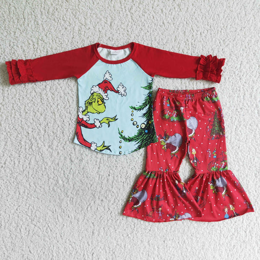 Green Guy Bell Bottom Set