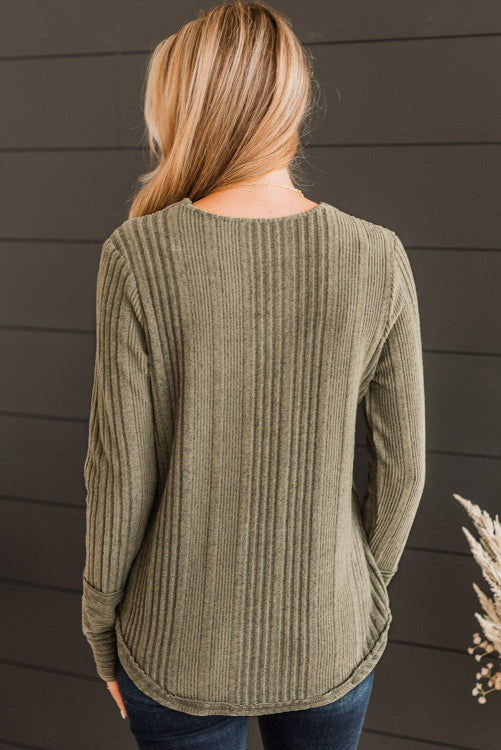 Hunter Ribbed Knit Long Sleeve