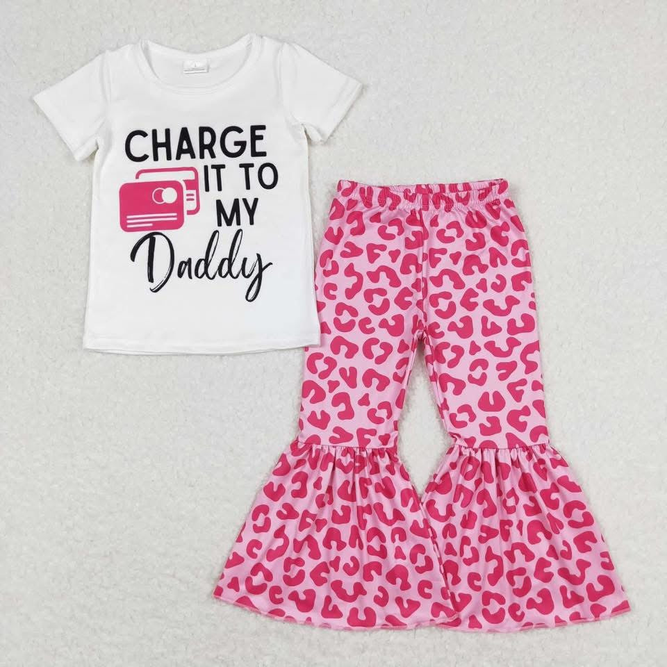 Charge It To My Daddy Pants Set