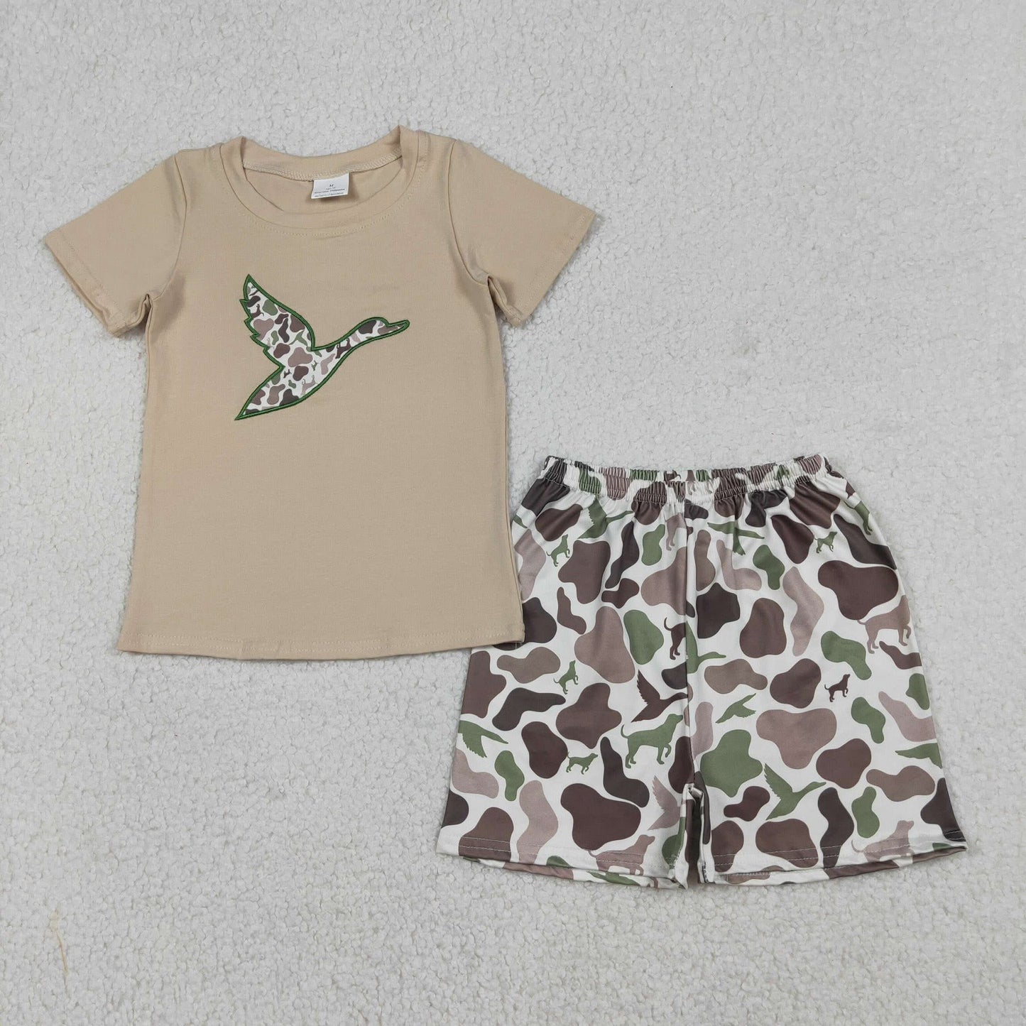 Camo Duck Boys Short Set