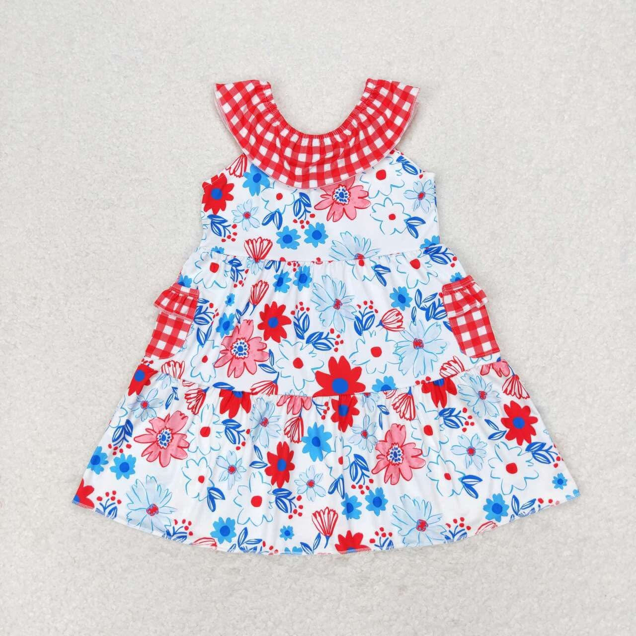 RWB Floral Dress