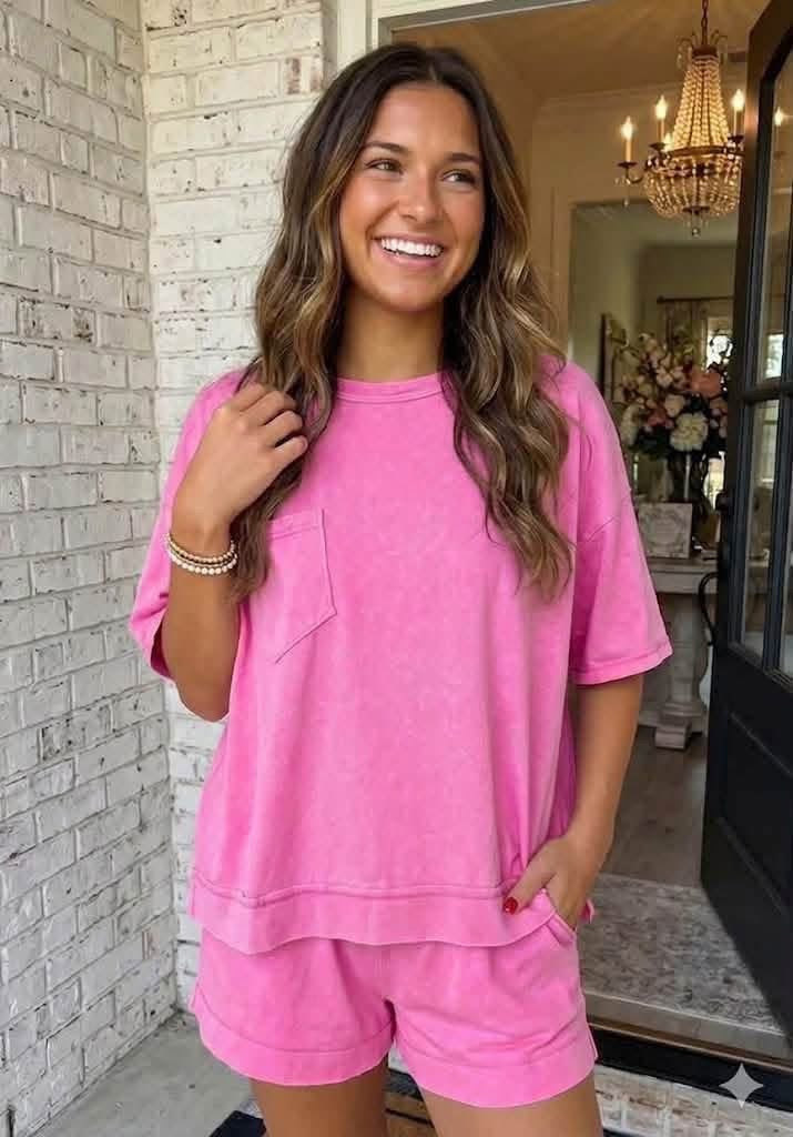 Comfy Pocket Tee Sets Preorder