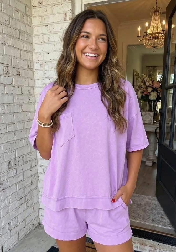 Comfy Pocket Tee Sets Preorder