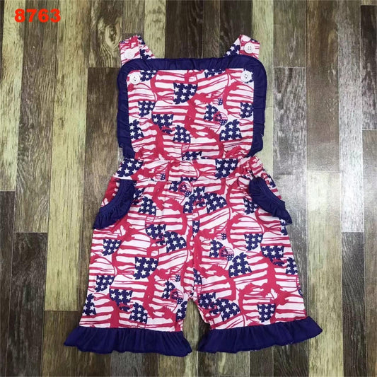 Stars & Stripes Pocket Romper