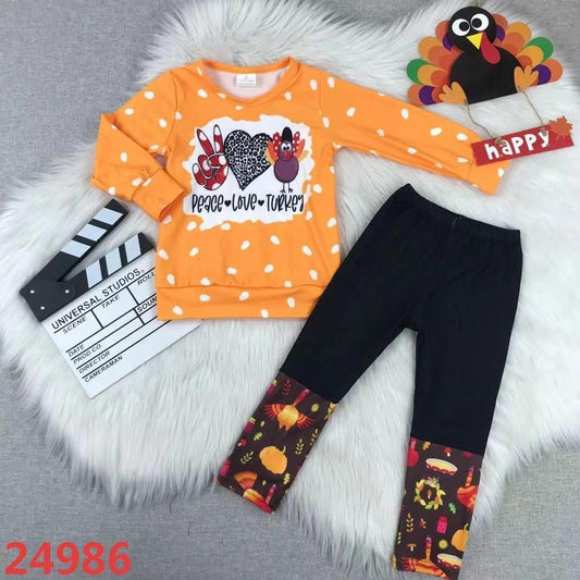 Peace Love Turkey Set