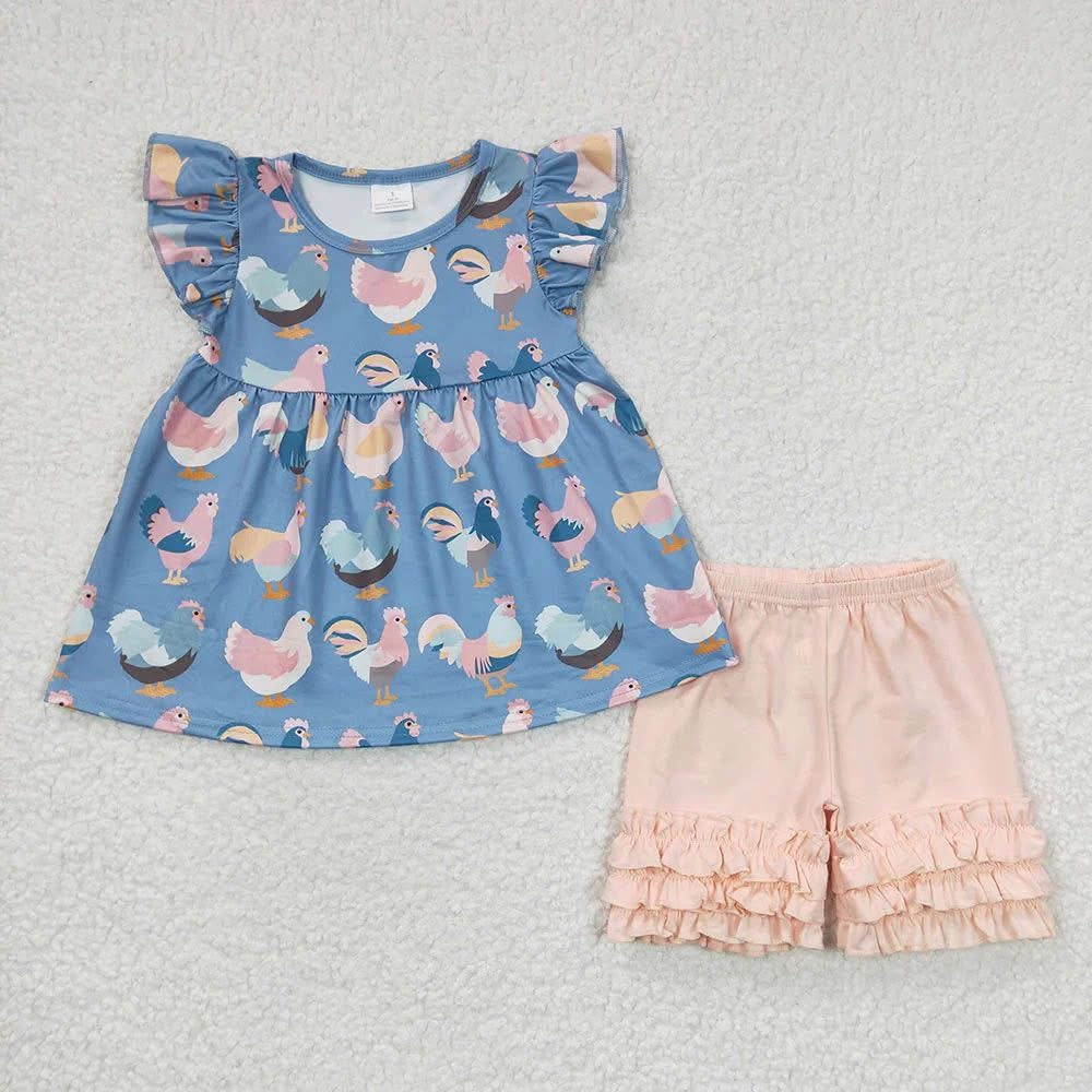 Chicken Ruffle Set