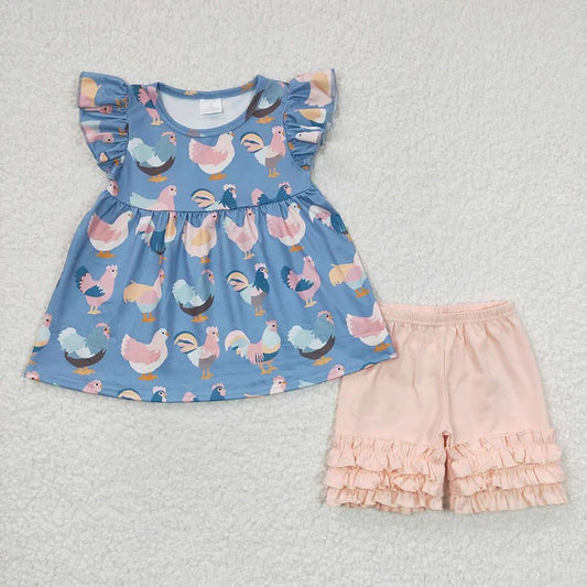 Chicken Ruffle Set
