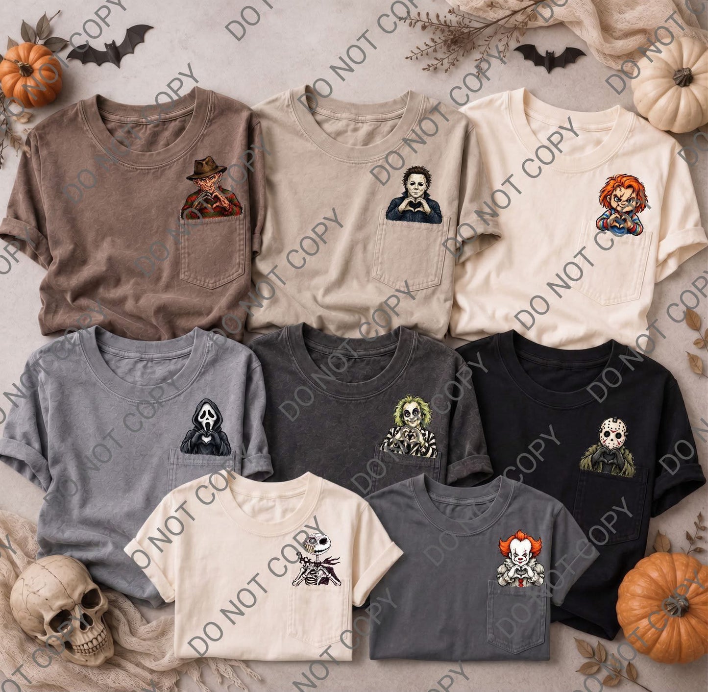 Halloween Pocket Tee Preorder