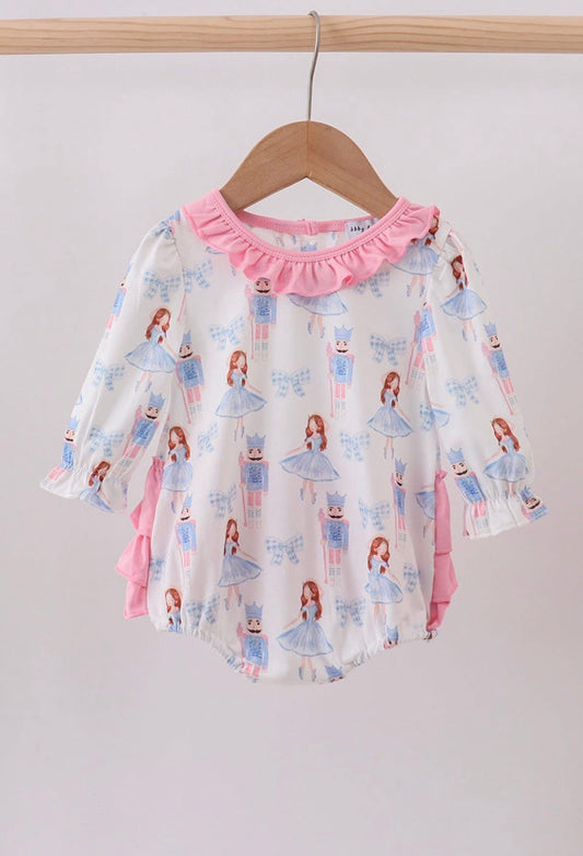 Nutcracker Bow Ruffle Bubble