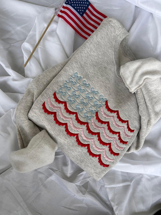 Flag Embroidered Crew PREORDER