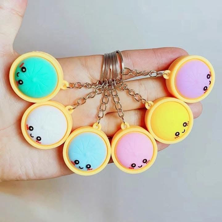 Dumpling Key Chain
