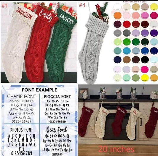 Custom 20in Christmas Stockings