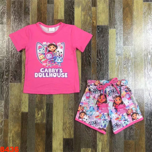 Pink Dollhouse Short Set