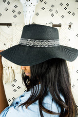 Black Straw Hat