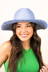 Blue Straw Hat