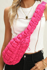 Bright Pink Marshmallow Quilted Bag