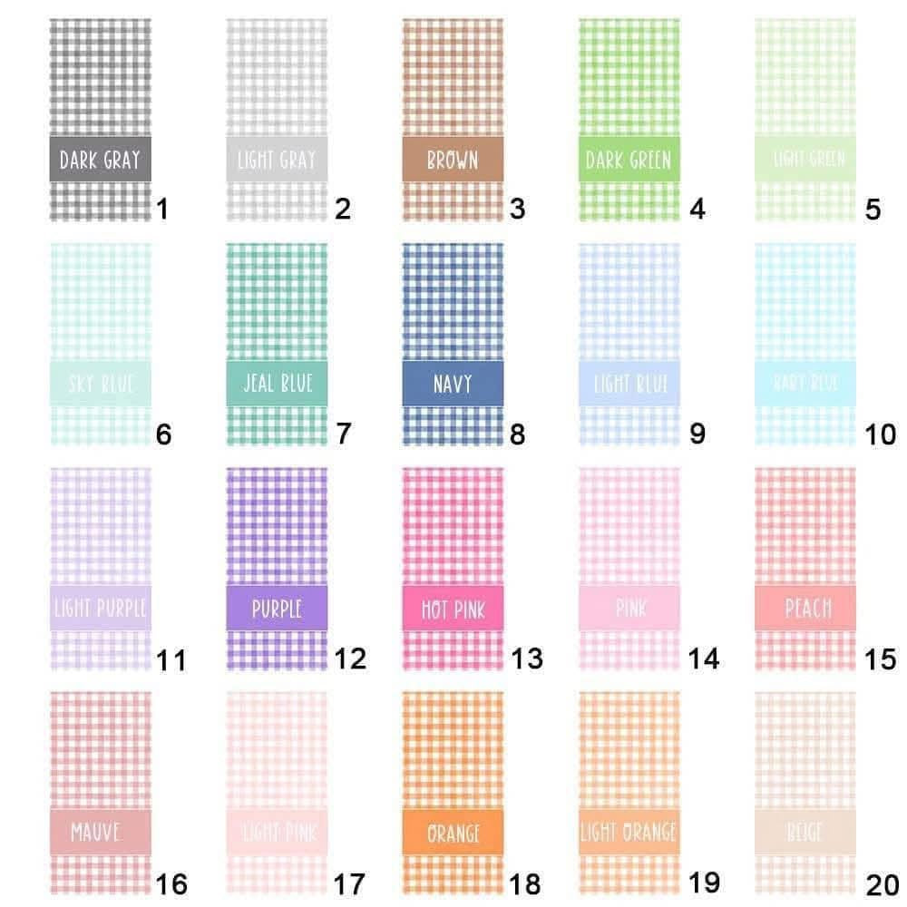Custom Gingham Beach Towel